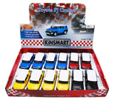 TOYOTA FJ CRUISER SUV DIECAST CAR BOX OF 12 1/36 SCALE DIECAST CARS, ASSORTED Toy