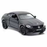 1:36 Mercedes C63S AMG Coupe Model Car Alloy Diecast Toy Vehicle Kids Gift Black Toy
