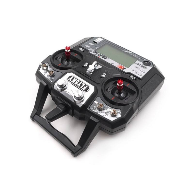 FPV transmitter with LCD screen and dual control sticks