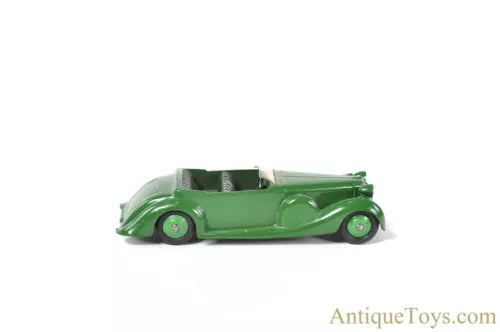 Dinky Toys diecast sports coupe toy car, green, open cockpit