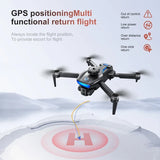 5G 8K GPS Drone with HD Brushless Dual Camera Drones Foldable RC + 2 Battery Drone