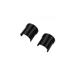 Rear motor protective covers, black curved anti-wear dust caps