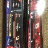 Diecast collector trailer rigs Dale Earnhardt and Dale junior Springfield MA