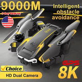 Profesional 8K HD Camera Obstacle Avoidance Aerial Photography 5G GPS Quadcopter Drone