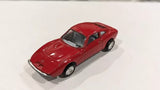 Opel GT diecast sports car model in red with black windows