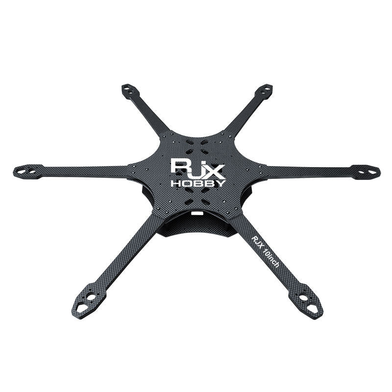 RJX Mark4 10 Inch 6 Arms Carbon Fiber Frame Kit for RC FPV Racing Drone Drone