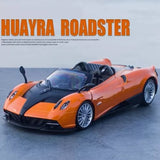 1:24 Pagani Huayra Sport Diecast Car Model Collection Sound & Light Kid Toy Gift Parts
