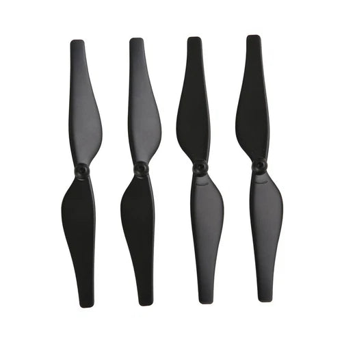 Black drone propeller blades, four-piece set