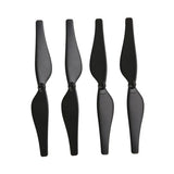 Black drone propeller blades, four-piece set