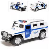 GAZ Tiger Metal Model Diecast Car Scale, Collectible Toy Cars, Police, 1/36 Toy