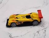 2010 Panoz LMP-1 Roadster S Hot Wheels Diecast Car Yellow Black Parts