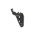 Drone landing gear antenna circuit board, black PCB with connectors