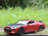 Nissan GTR 1/36 Diecast Metal Car With Pullback/Lights Toy