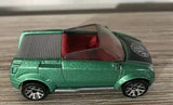 2002 Matchbox DieCast Car Opel Frogster Green w/ Red Interior 1:56 Parts
