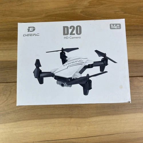 Deerc D20 mini quadcopter drone with HD camera, on retail box