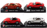 Set of 4 Sports Cars Saleen TVR Dodge 1:43 IXO Model Supercars Diecast SL19 Parts