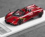 GB 1:64 Flame Red Huayra BC Convertible Sports Model Diecast Resin Car Parts
