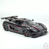 1:32 Koenigsegg One:1 Model Car Diecast Toy Vehicle Collection Kids Gift Black Parts