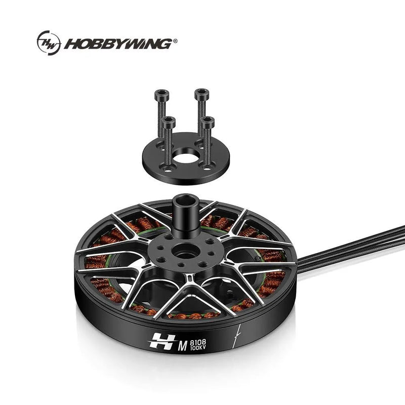 Industrial Multirotor Drone Pancake Motor 8108 8110 Light High Efficiency Multirotor Brushless Dc Motor for Professional Drone Drone