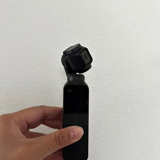 DJI Osmo Pocket handheld gimbal camera with front display, black