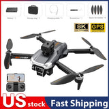 5G 8K GPS Drone Pro with HD Brushless Three Camera Drones WiFi FPV Foldable Drone