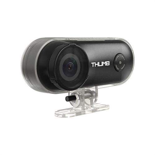RunCam THUMB mini action camera with black lens and mounting bracket