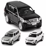 1:36 Nissan Patrol Y62 SUV Model Car Alloy Diecast Toy Vehicle Collection Gifts Toy