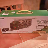 diecast military covoy carrier with 6 other diecast tanks and trucks. Pittston PA