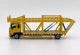 UM 1:64 Yellow 500 HINO Ranger Double Transport truck Model Diecast Metal Car Parts