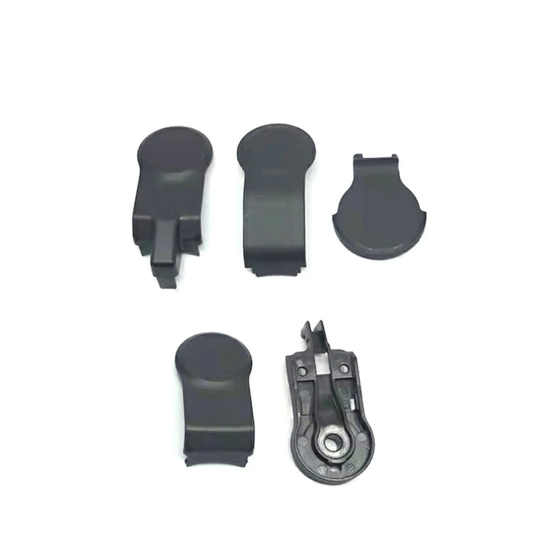 Gimbal cover cap replacement set with dark covers and metal bracket for drone motor arms