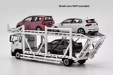 UM 1:64 White 500 HINO Ranger Double Transport truck Model Diecast Metal Car Toy Parts