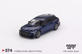 MINI GT 1:64 ABT RS6-R Navarra Blue Metallic LHD Diecast Model Car Parts