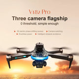 V182 Drone with 8K HD Dual Camera WiFi Foldable Quadcopter Fly about 18