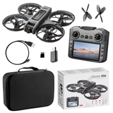 S156 Mini Drone Big Screen Control Brushless Obstacle Avoidance FPV Optical Flow ESC Dual Camera-Gift for Kids Beginners Drone Drone