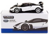 1:64 scale diecast sports car model in white with black accents and wheels