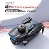 S181 GPS Drone with Dual Batteries - Brushless Motor & 4K Aerial Photography Drone