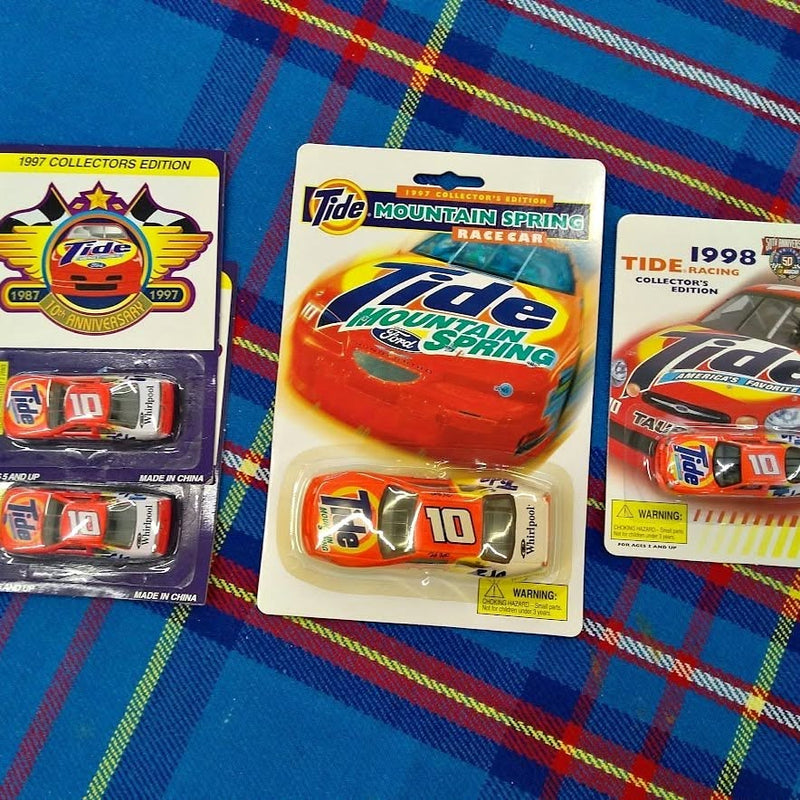 Tide Mountain Spring 1998 collector diecast car in clear blister package, number 10