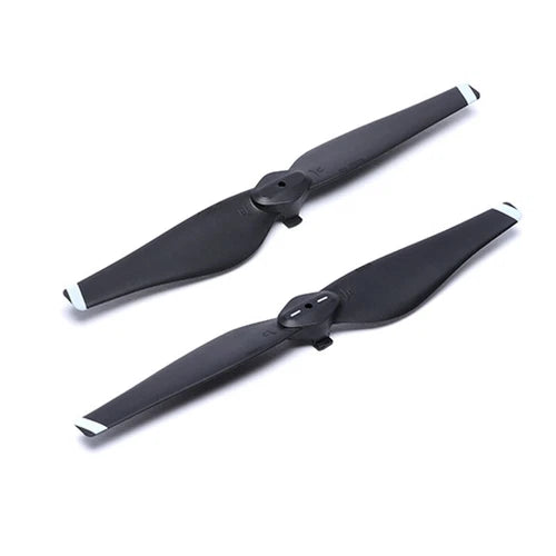 Pair of black drone propellers with white blade tips, for DJI Mavic Air 1.