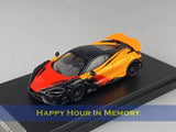 LCD models 1:64 Mclaren 765lt Diecast Super Car Model Gift Toys Memphis red NEW Toy