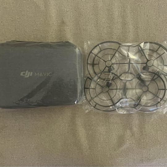DJI Mavic drone case with propeller guard set and clear blade protection