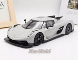 GT Spirit 1/18 Koenigsegg Jesko Absolute Resin Diecast Model Car Ornaments White Parts