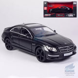 Mercedes-Benz CLS 63 AMG diecast model car, black alloy toy vehicle