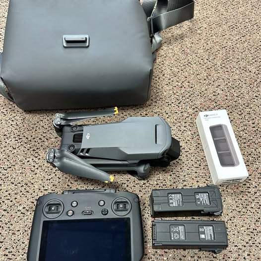 DJI Mavic 3 Pro drone with remote controller and two batteries