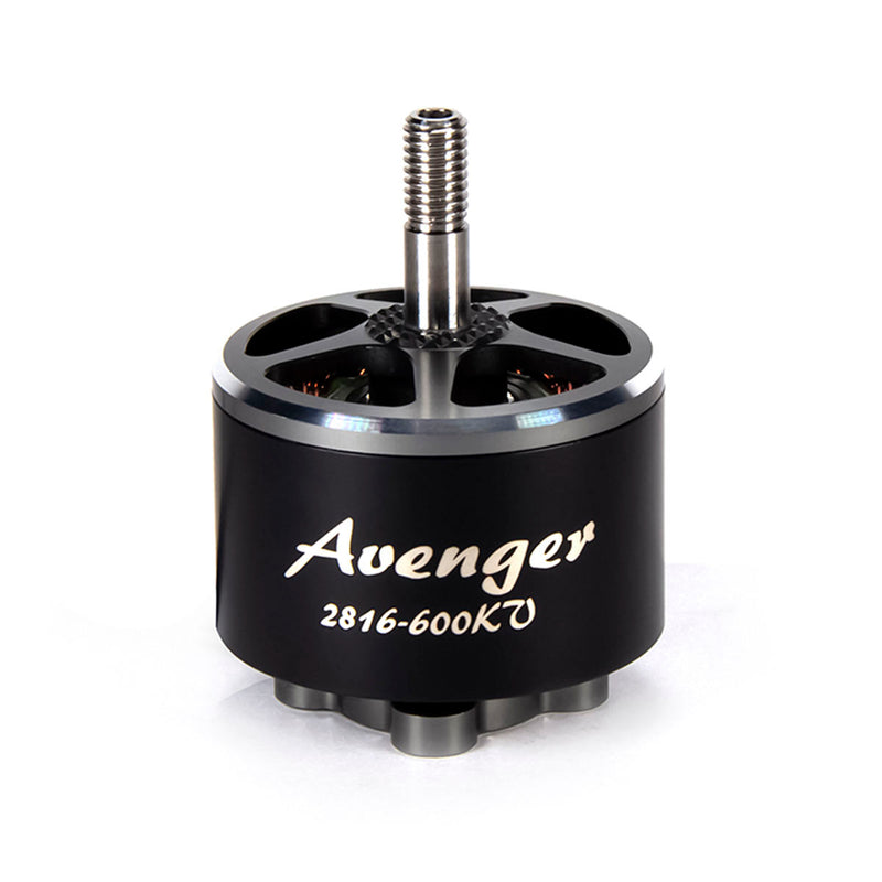 Black Avenger 2816 FPV motor with central shaft and mounting holes