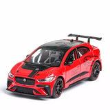 1:36 Jaguar I-Pace eTROPHY Model Car Alloy Diecast Toy Vehicle Kids Gift Red Toy