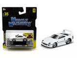 FERRARI F40 WHITE 1/64 DIECAST MODEL CAR BY MUSCLE MACHINES 15575 Toy