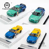 TIME MICRO 1:64 Nissan Gtr32 Spoon/FALKEN Diecast Model Car Toy