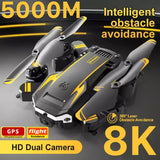 Drone Professional 5G 8K HD Dual Camera Aerial Photo GPS RC Foldable Quadcopter Drone