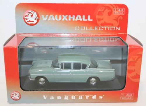 Alpine green Vauxhall Velox 1:43 diecast model car in display box