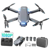 Brushless Motor Drone with Dual Camera for Kid, Long Range FPV Video Grey WIFI Drone